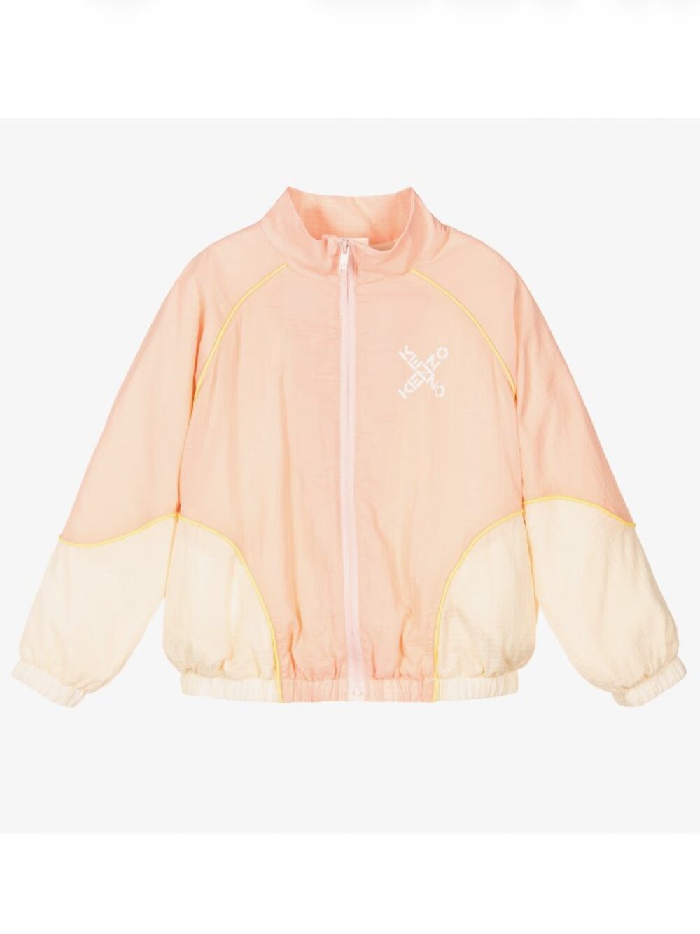 KENZO Girls Pink Nylon Jacket 8T